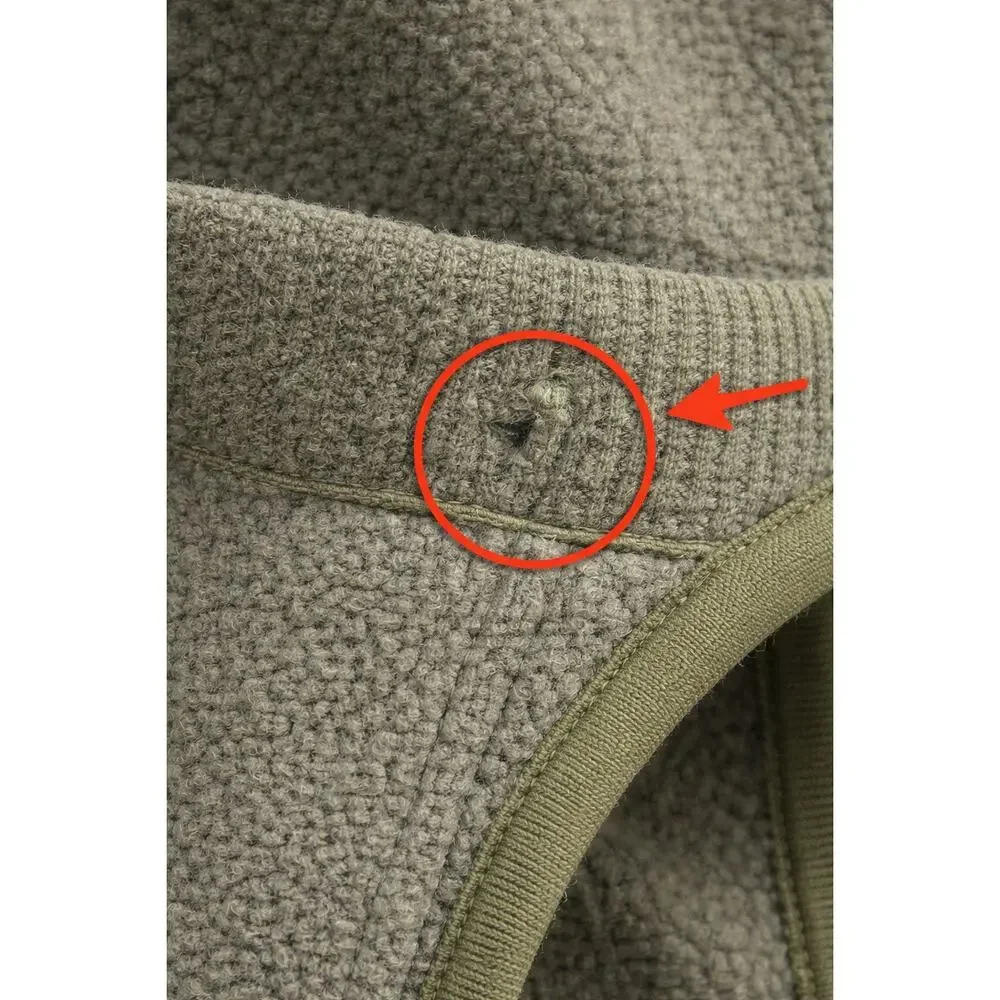 The North Face Men’s XL Green Fleece Vest Full Zip Outdoor Hiking Pockets - Picture 8 of 8